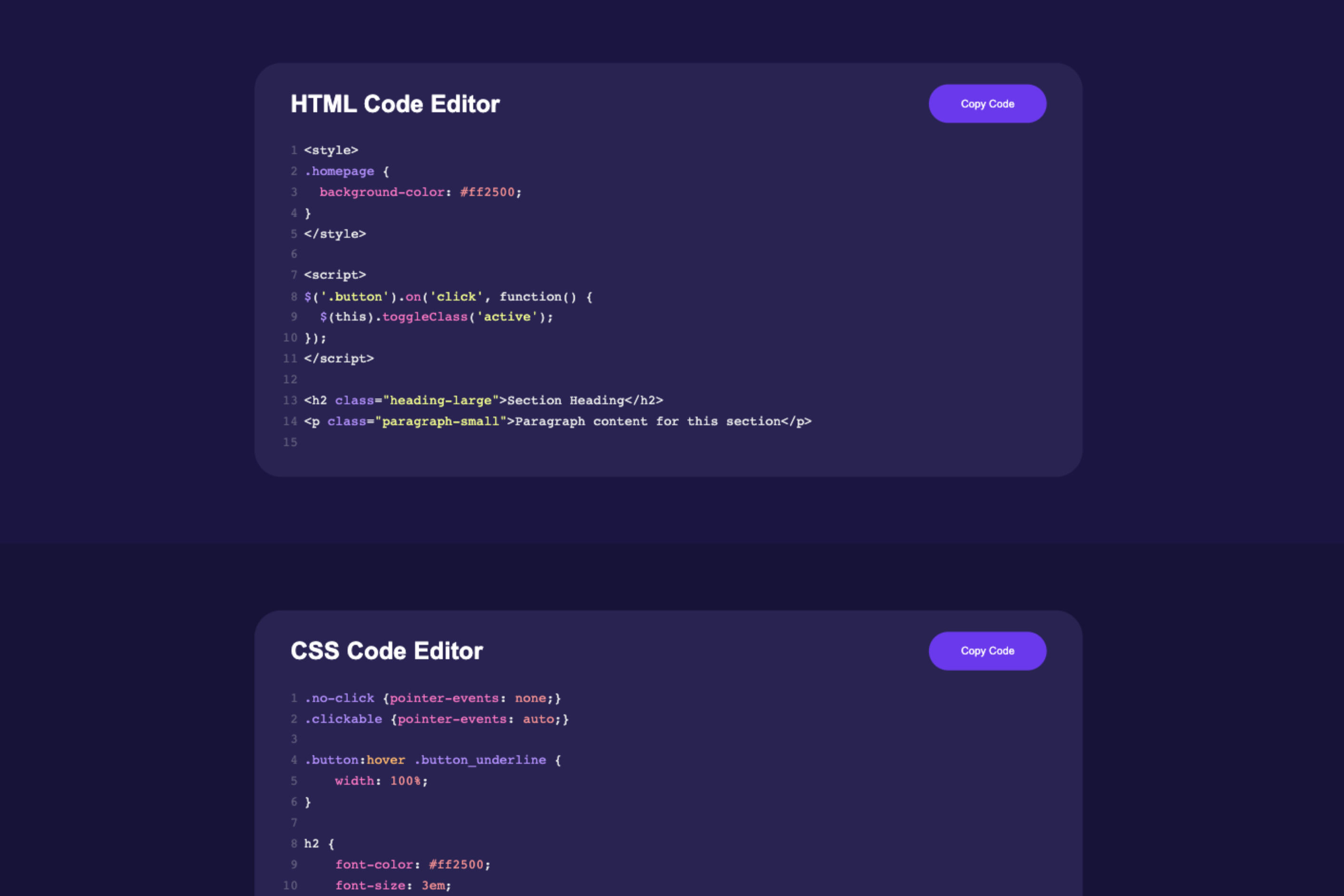 CodeMirror flow